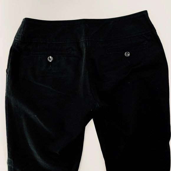 🇮🇹 RED VALENTINO black capri pants size 6 - Picture 6 of 9